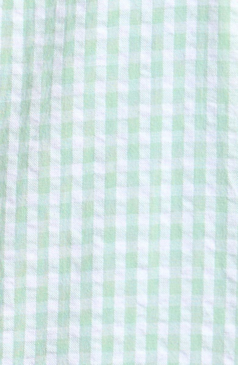 Magnetic Me Kids' Colorblock Gingham Polo Romper, Alternate, color, Gingham Multi