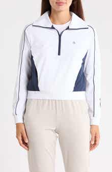 Cropped Quarter Zip Pullover