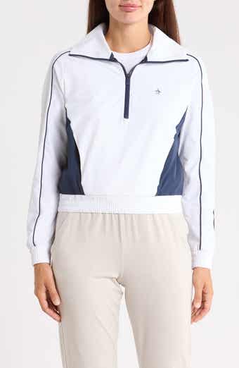 Cropped Quarter Zip Pullover