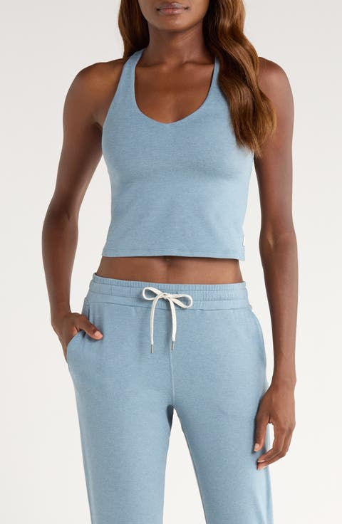 Halo 2.0 Performance Crop Racerback Tank Top