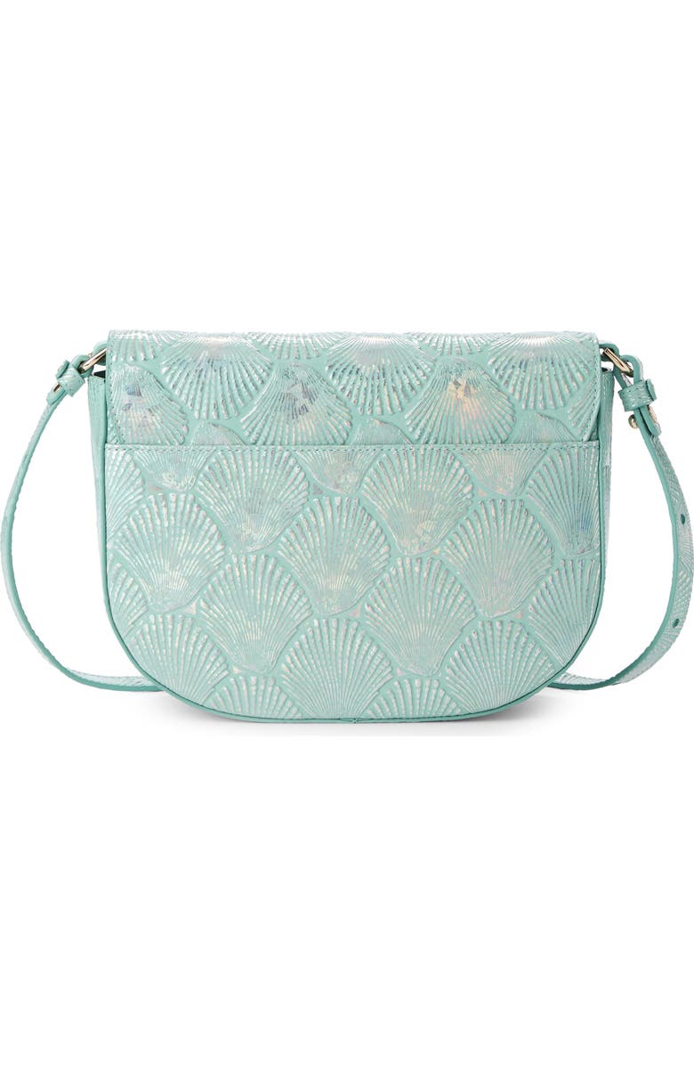 Brahmin Portia Embossed Leather Crossbody Bag, Alternate, color, Waterfall
