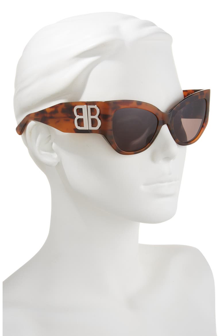 Cat Eye Sunglasses, Alternate, color, HAVANA HAVANA GREY