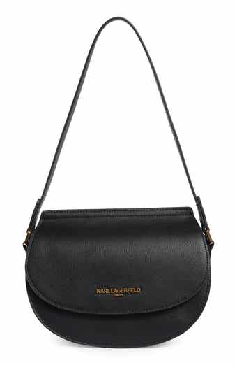 KARL LAGERFELD PARIS Corrine Leather Shoulder Bag