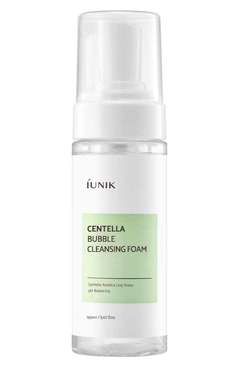 Iunik Centella Bubble Cleansing Foam, Main, color, 