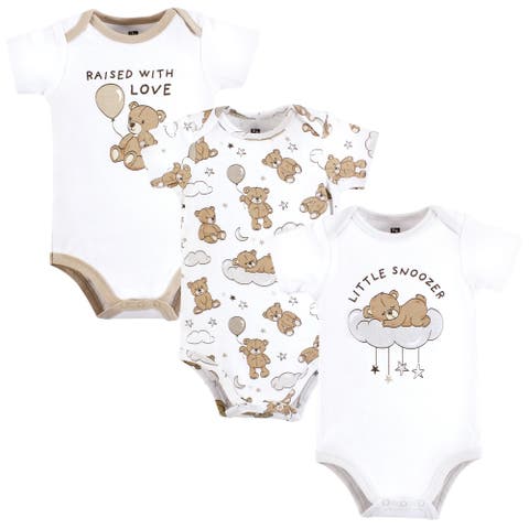 Soft Cotton Bodysuit Triple Pack