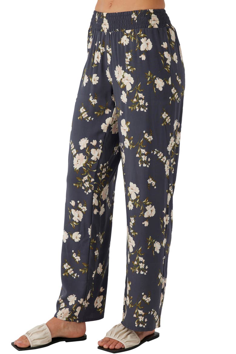 Jonie Kendra Floral Wide Leg Pants, Alternate, color, PERISCOPE