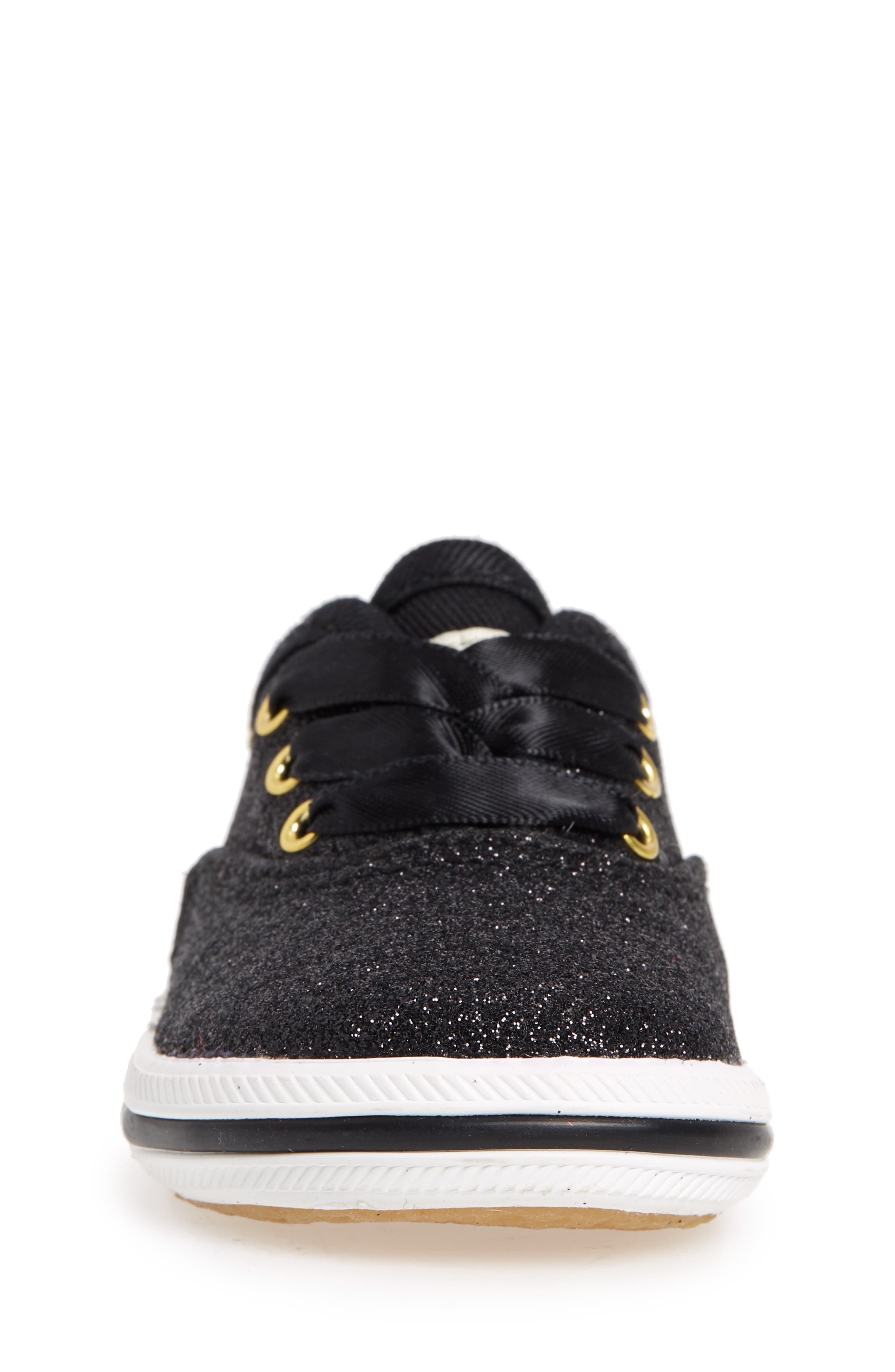 Keds<sup>®</sup> x kate spade new york Champion Glitter Crib Shoe, Alternate, color, 
