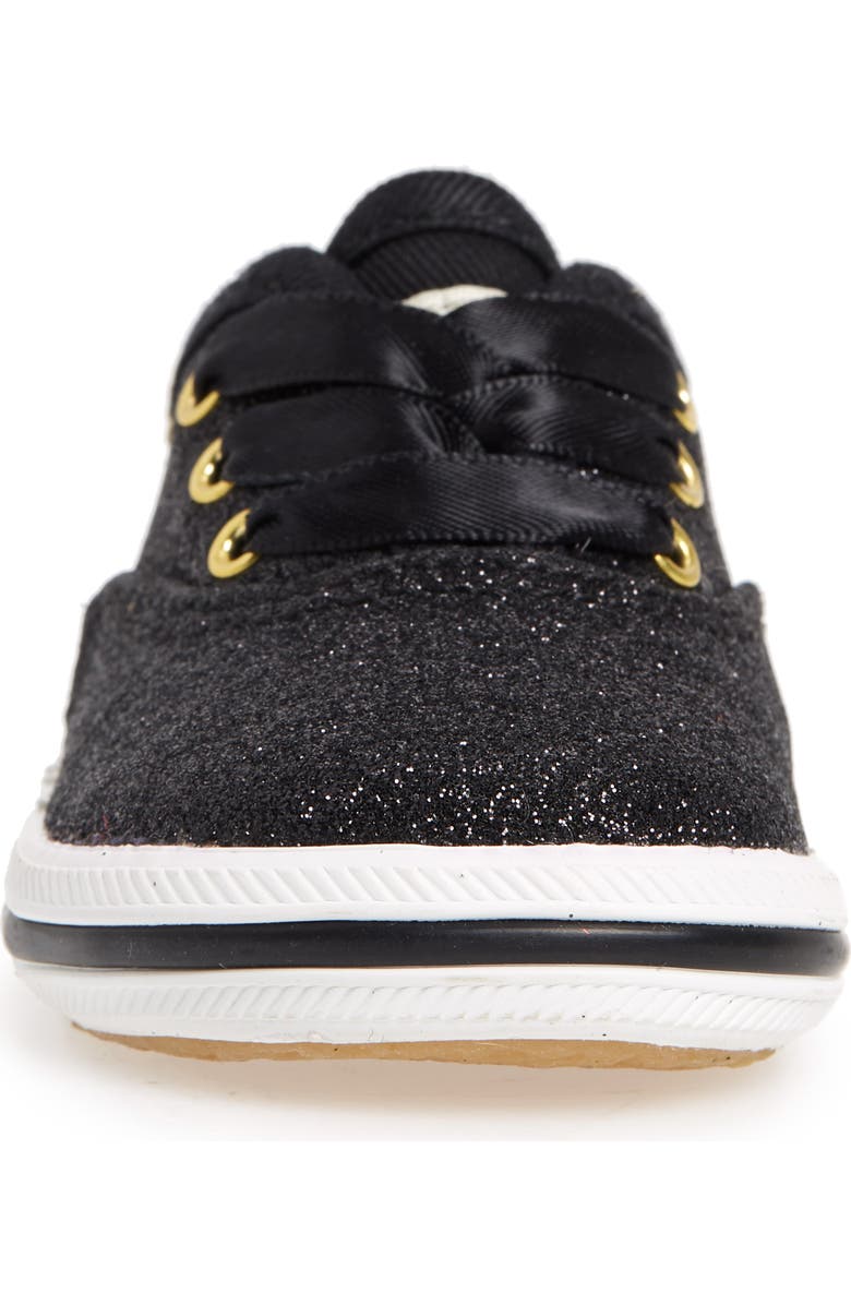 Keds<sup>®</sup> x kate spade new york Champion Glitter Crib Shoe, Alternate, color,