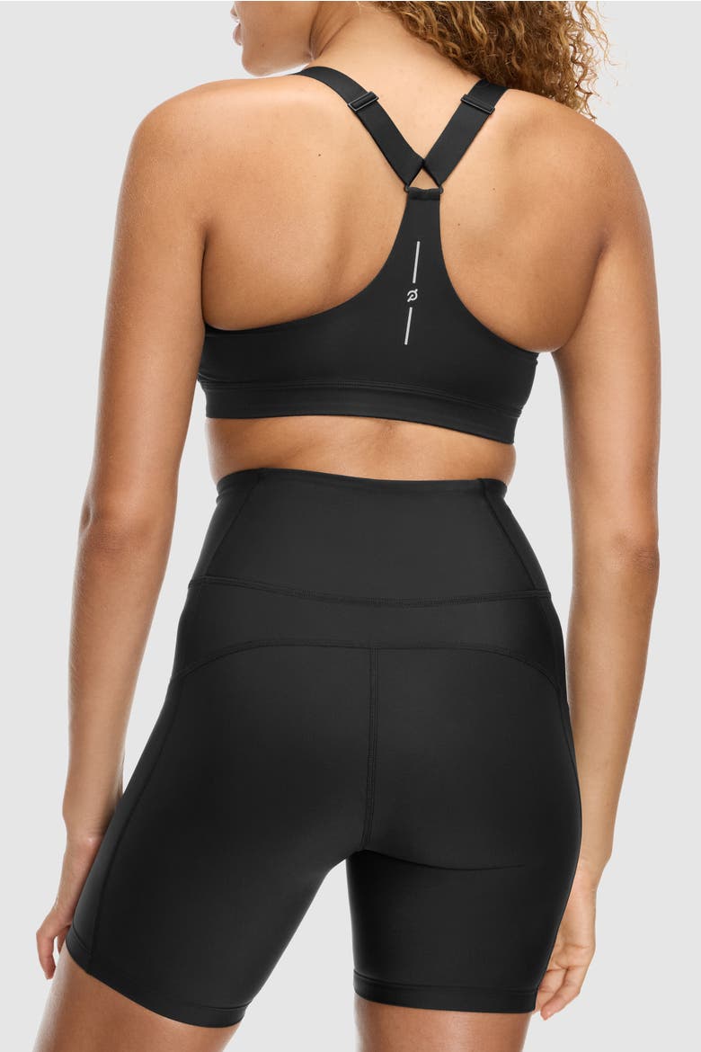 Enhanced Support Zip Front Bra, Alternate, color, JET BLACK