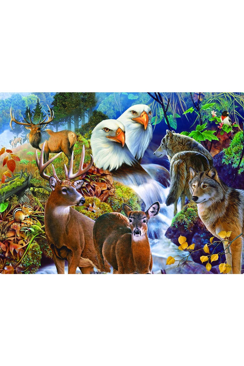 Forest Neighbors 1000 piece Jigsaw Puzzle for Adults, Alternate, color, Multicolor