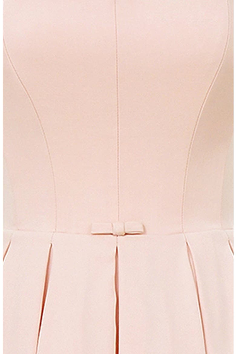 Audrey Strapless Fit & Flare Dress, Alternate, color, ENGLISH ROSE