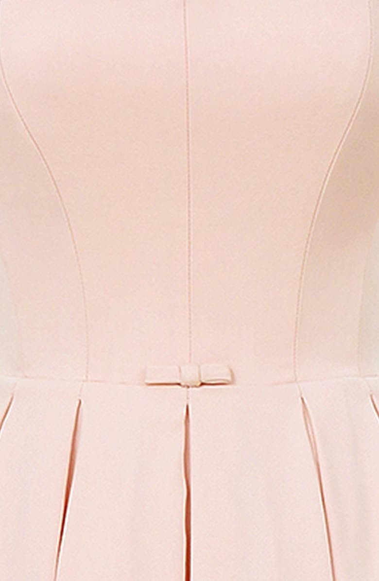 HOUSE OF CB Audrey Strapless Fit & Flare Dress, Alternate, color, English Rose