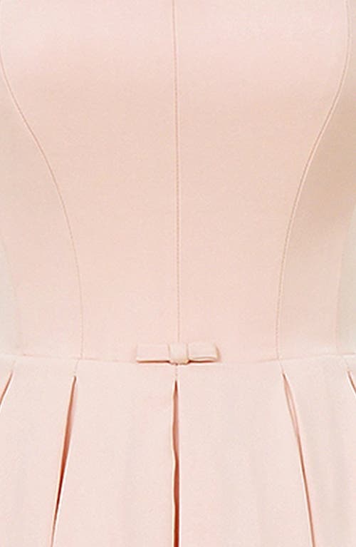 HOUSE OF CB HOUSE OF CB AUDREY STRAPLESS FIT & FLARE DRESS