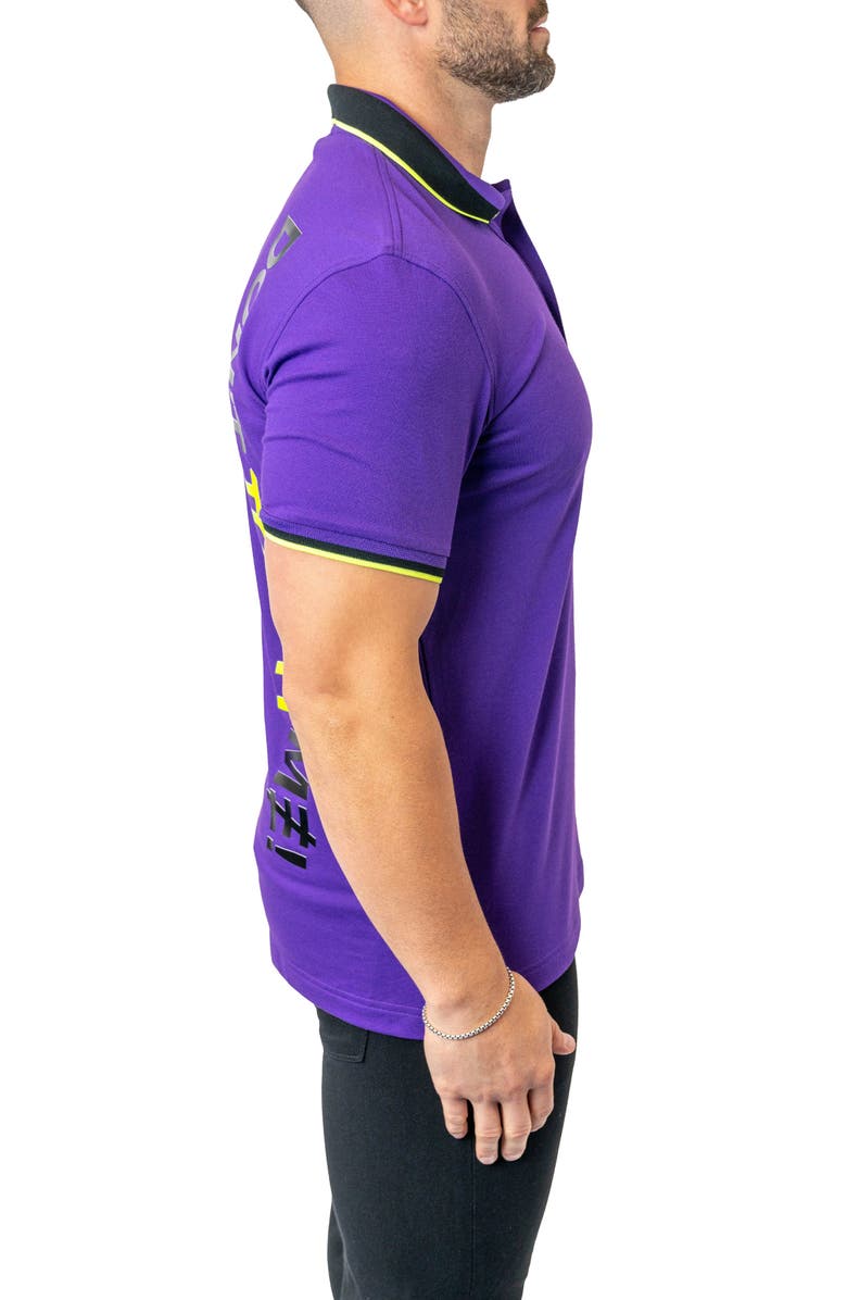 Maceoo Mozart Berlin Egyptian Cotton Polo, Alternate, color, Blue