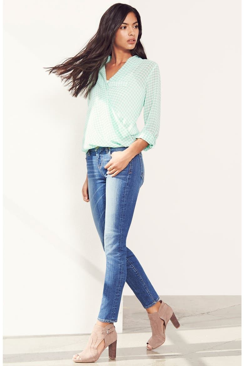 'Diana' Stretch Skinny Jeans, Alternate, color, KINDLE