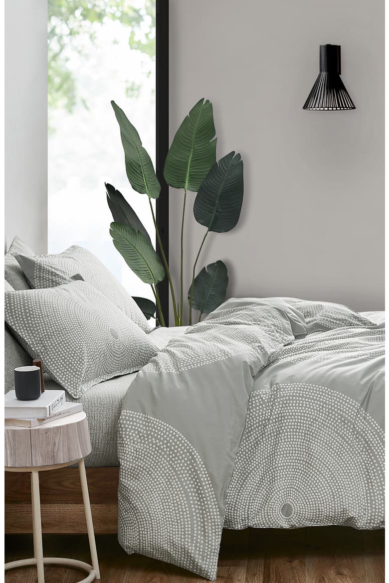 Fokus Comforter & Sham Set, Alternate, color, GREY
