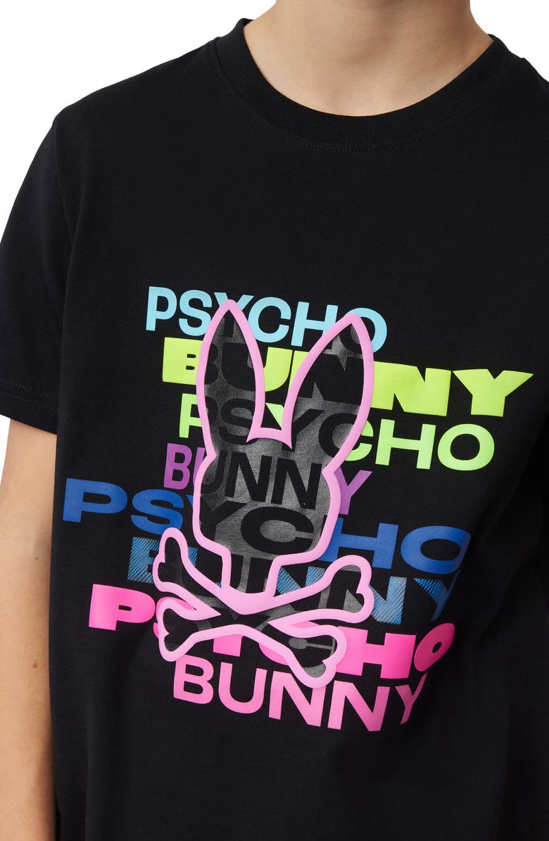 Psycho Bunny Kids' Tyrian Graphic T-Shirt, Alternate, color, 