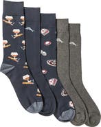 Tommy Bahama CoolMax® EcoMade 5-Pack Assorted Crew Socks