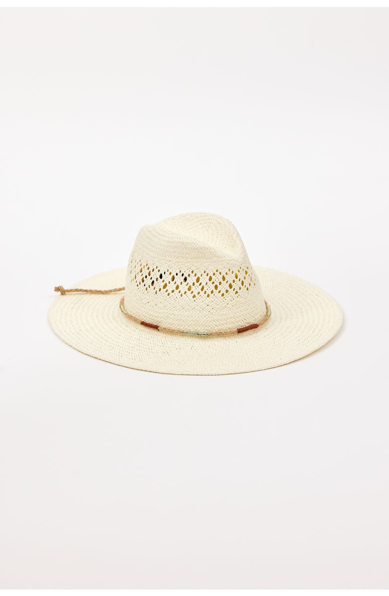 Hat Attack Luxe Packable Sunhat, Main, color, Bleach/Jute