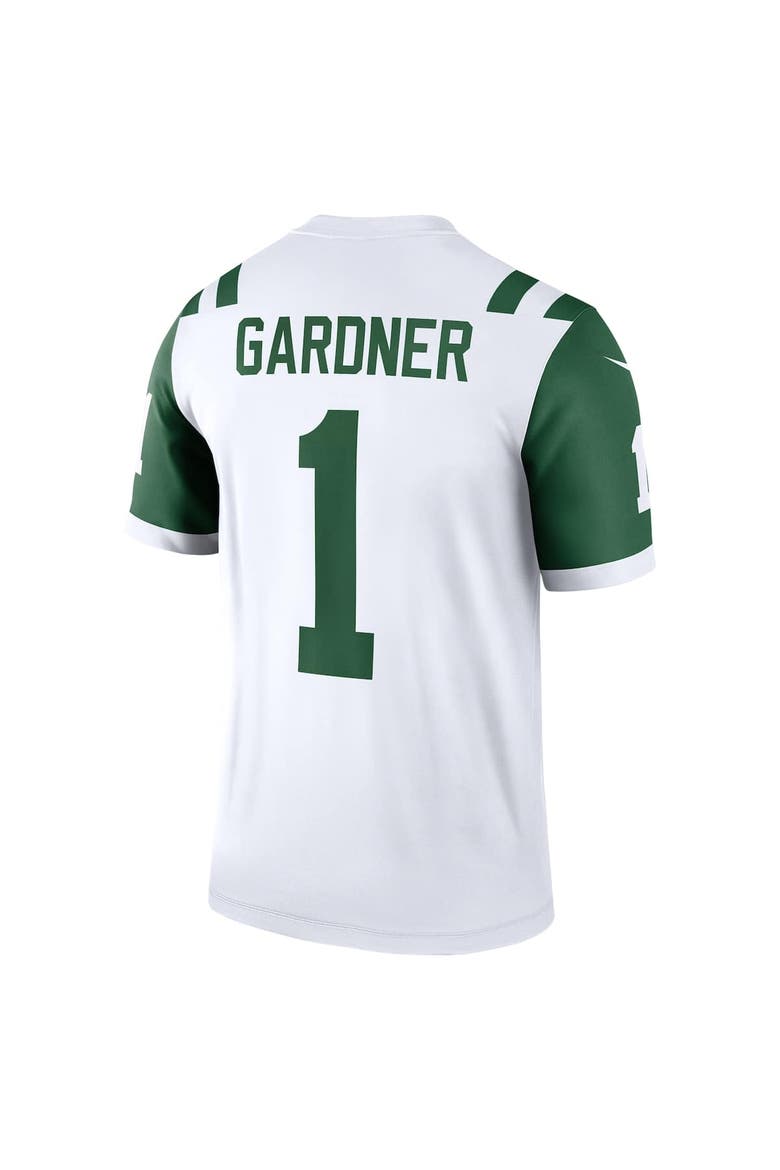 Men's Nike Ahmad Sauce Gardner White New York Jets Alternate Legend Player Performance Top, Alternate, color, White