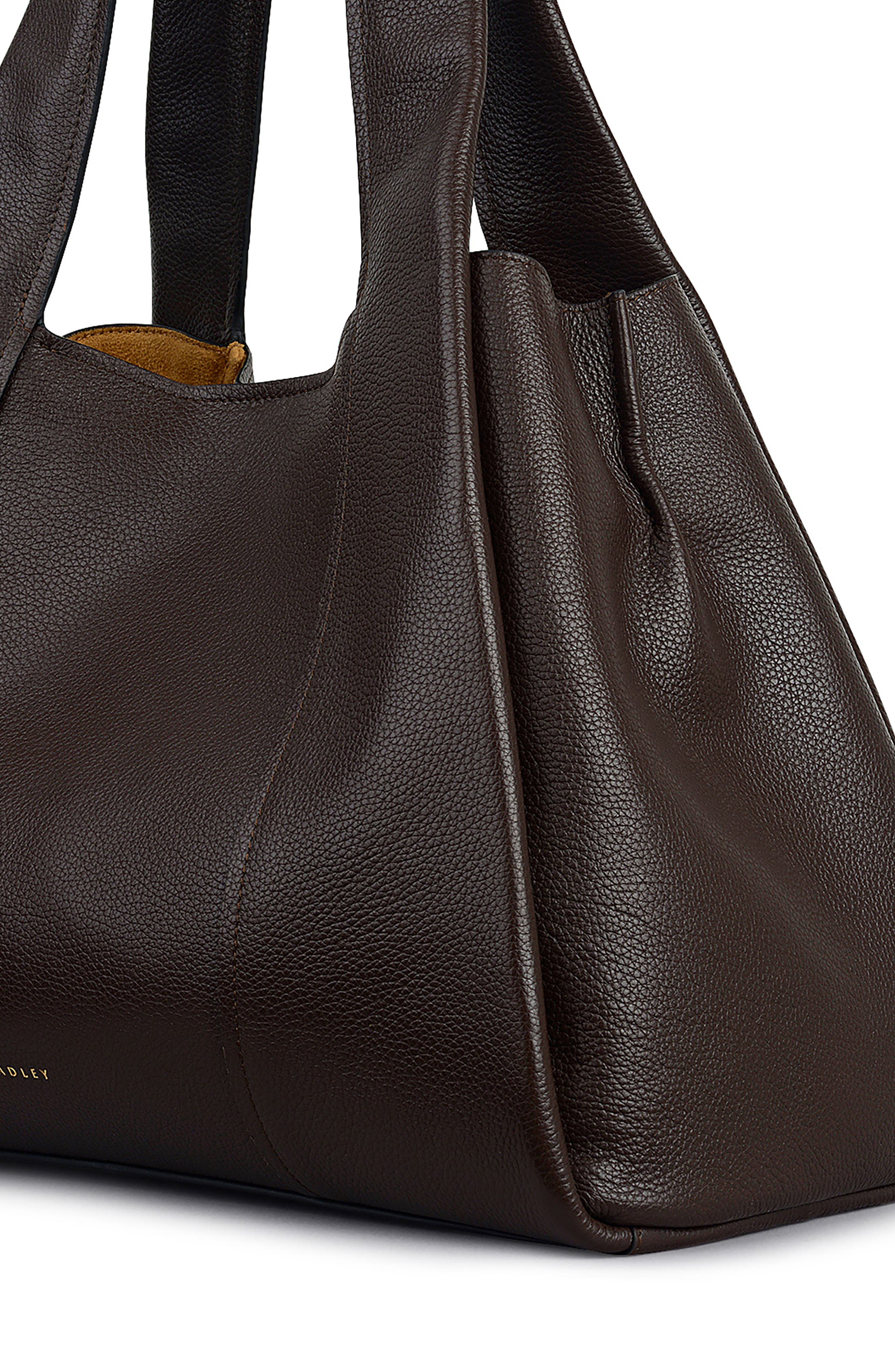 Radley Stan Hope Square Shoulder Bag, Alternate, color, Dark Oak