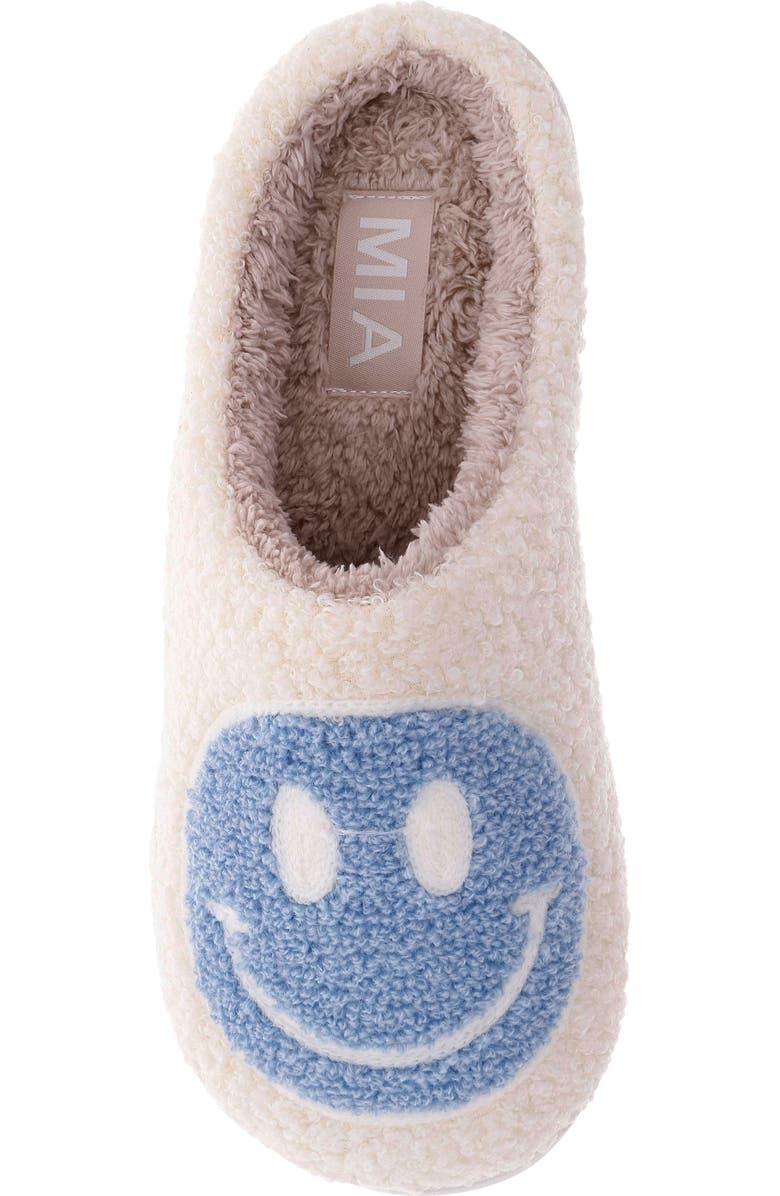 MIA Cozi Slipper, Alternate, color, Baby Blue Happy