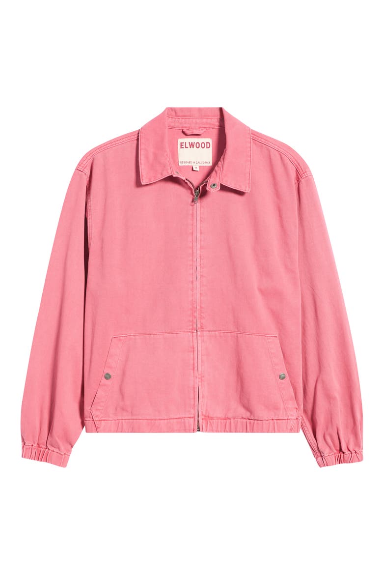 Mos Sunfaded Denim Jacket, Main, color, RED