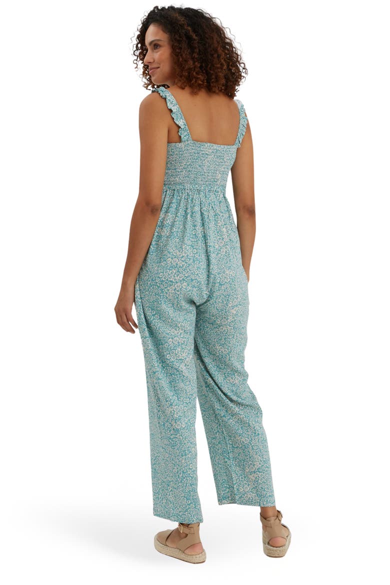 Marais Maternity Smocked Jumpsuit, Alternate, color, Floral
