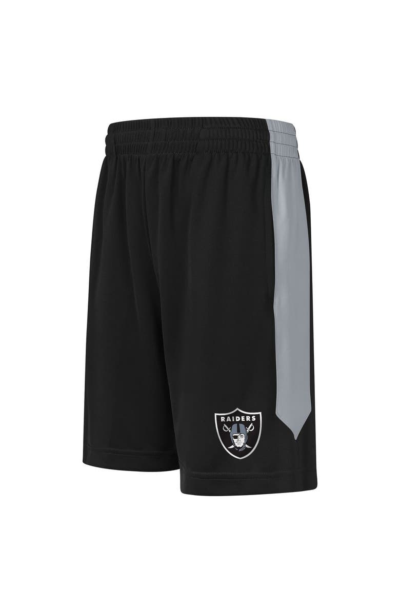 Outerstuff Youth  Black Las Vegas Raiders Fashion Shorts, Alternate, color, Black