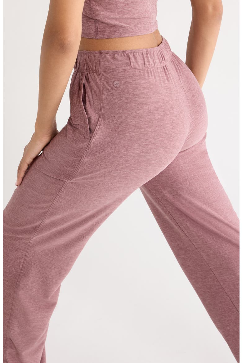 Restore Soft Straight Leg Pull-On Pants, Alternate, color, PURPLE SHAKE MELANGE