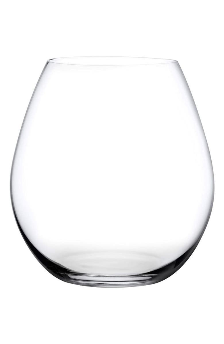 NUDE Pure Set of 4 Stemless Bourgogne Glasses, Main, color,
