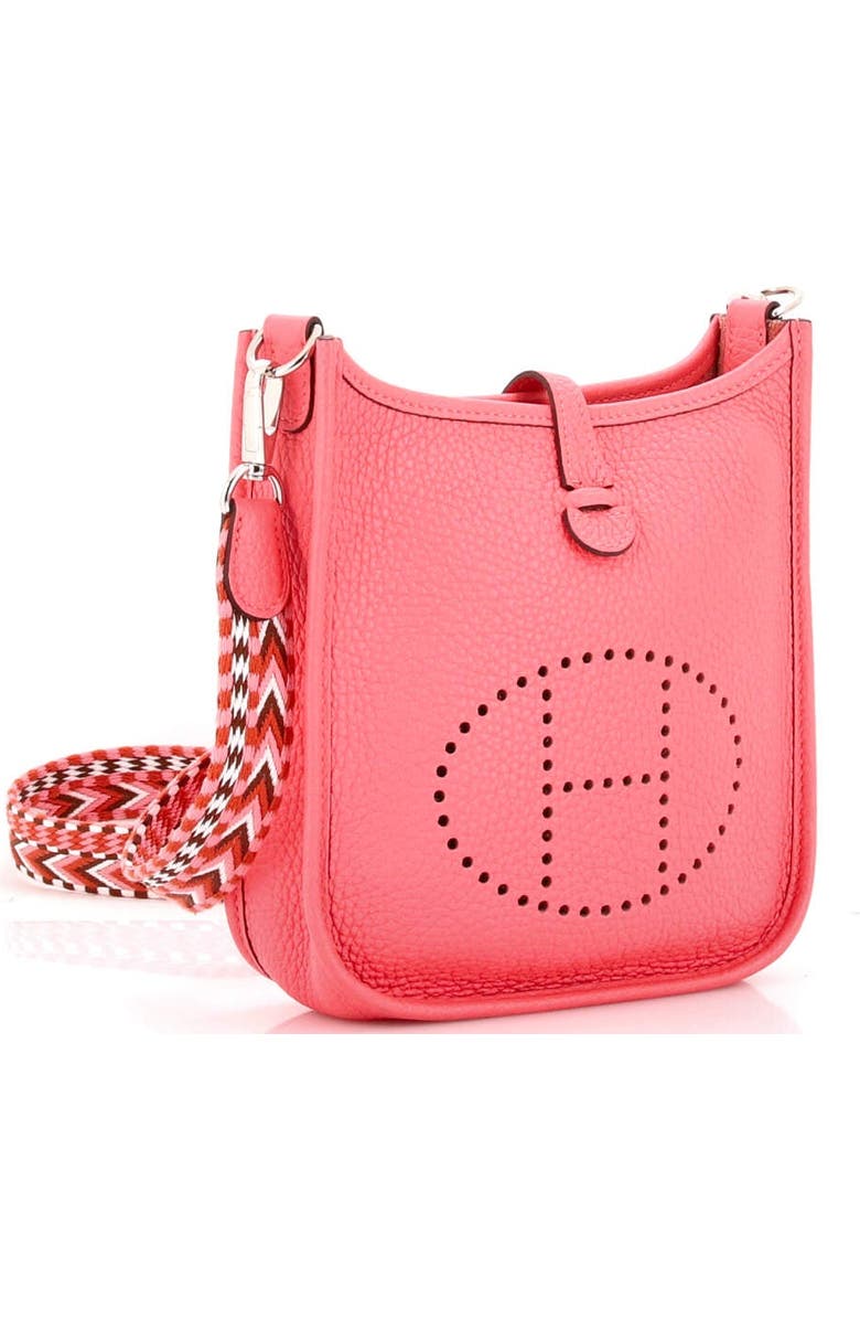 Pre-Owned Hermes Evelyne Bag Gen III Clemence TPM, Alternate, color, Rose Azalee