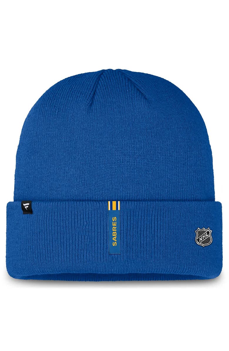 FANATICS Men's Fanatics Royal Buffalo Sabres Authentic Pro Cuffed Knit Hat, Alternate, color, Royal