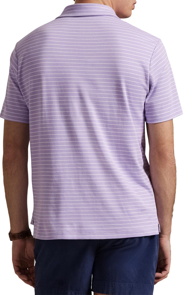 Polo Ralph Lauren Classic Fit Stripe Cotton Polo, Alternate, color, 