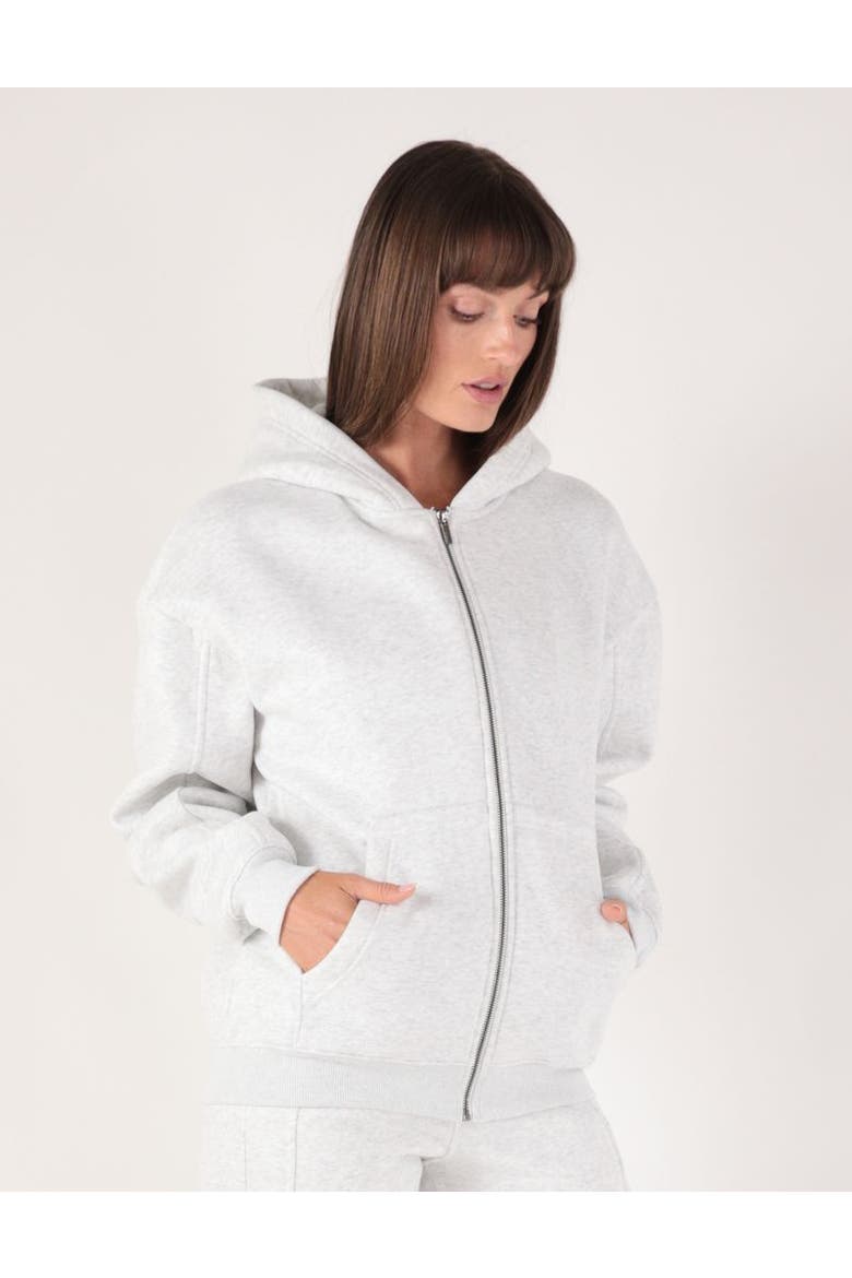 Buffalo Full Zip, Alternate, color, White Heather