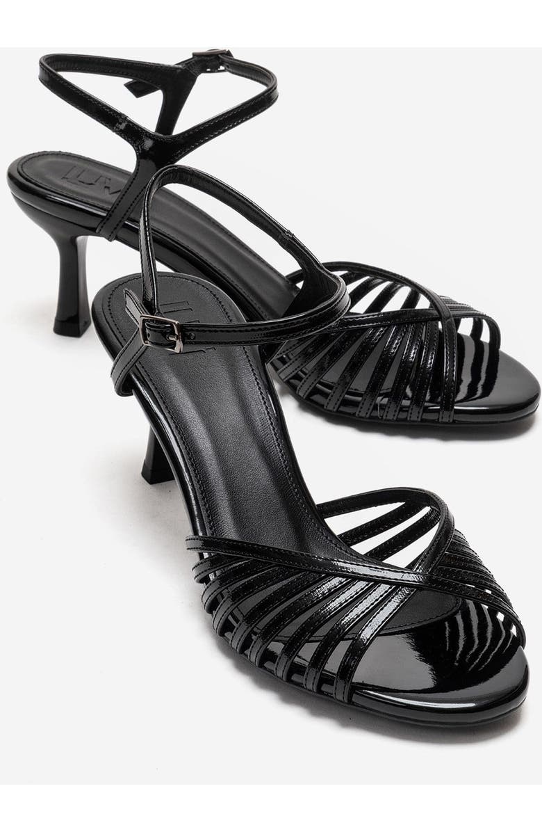 Prologue Shoes Danica Stiletto Sandal, Main, color, Black