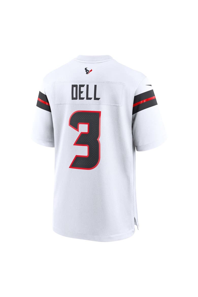 Men's Nike Tank Dell  White Houston Texans Game Jersey, Alternate, color, White