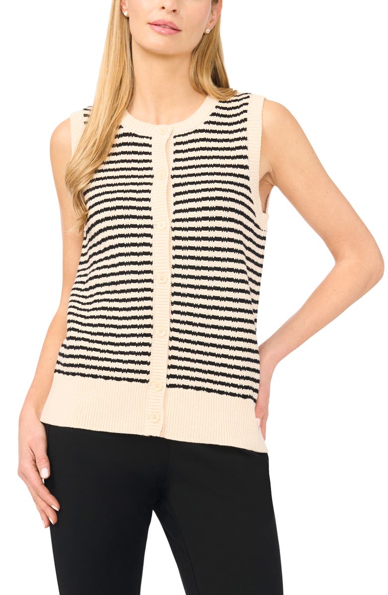 Halogen<sup>®</sup> Stripe Sweater Vest, Main, color,