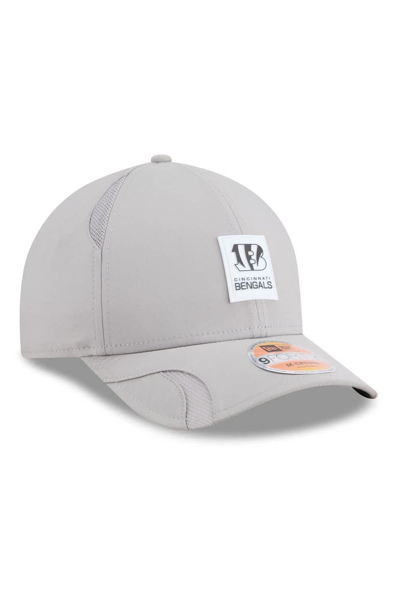Men's New Era Gray Cincinnati Bengals 2025 Sideline  M-Crown 9FORTY Adjustable Hat, Alternate, color, Gray