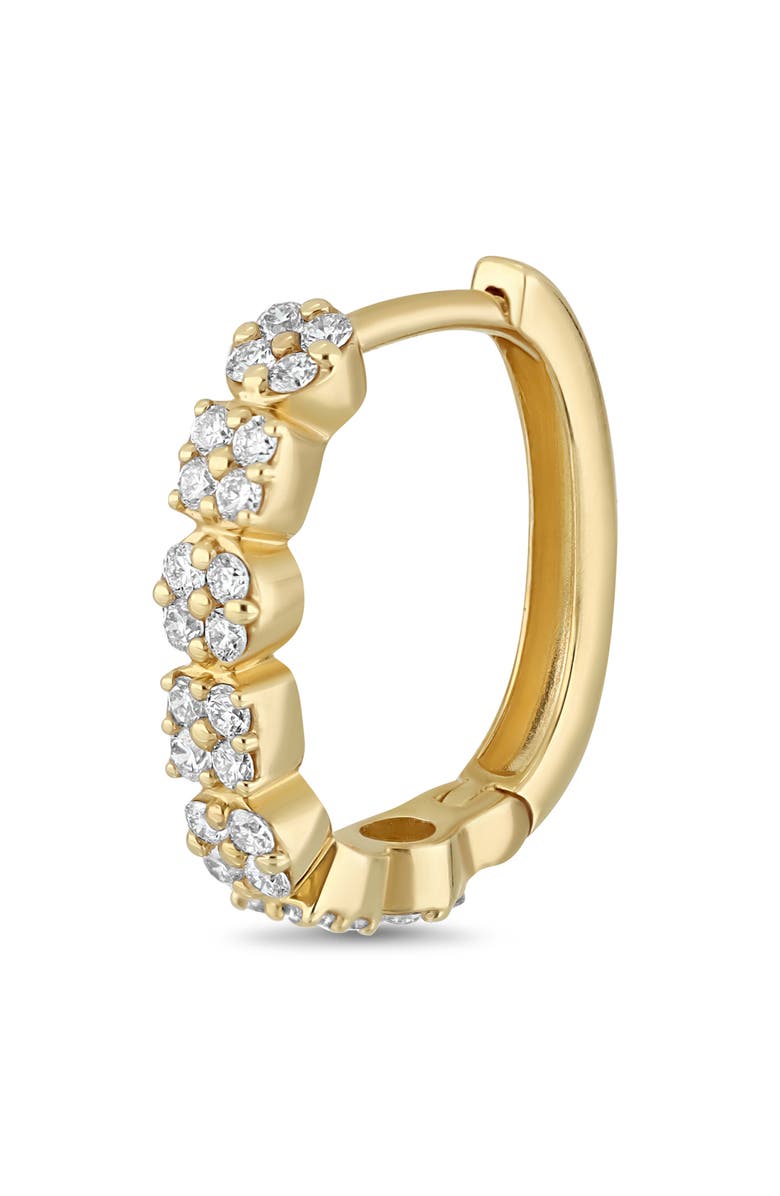 Bony Levy Maya 18K Yellow Gold Diamond Hoop Earrings, Alternate, color, 18K Yellow Gold