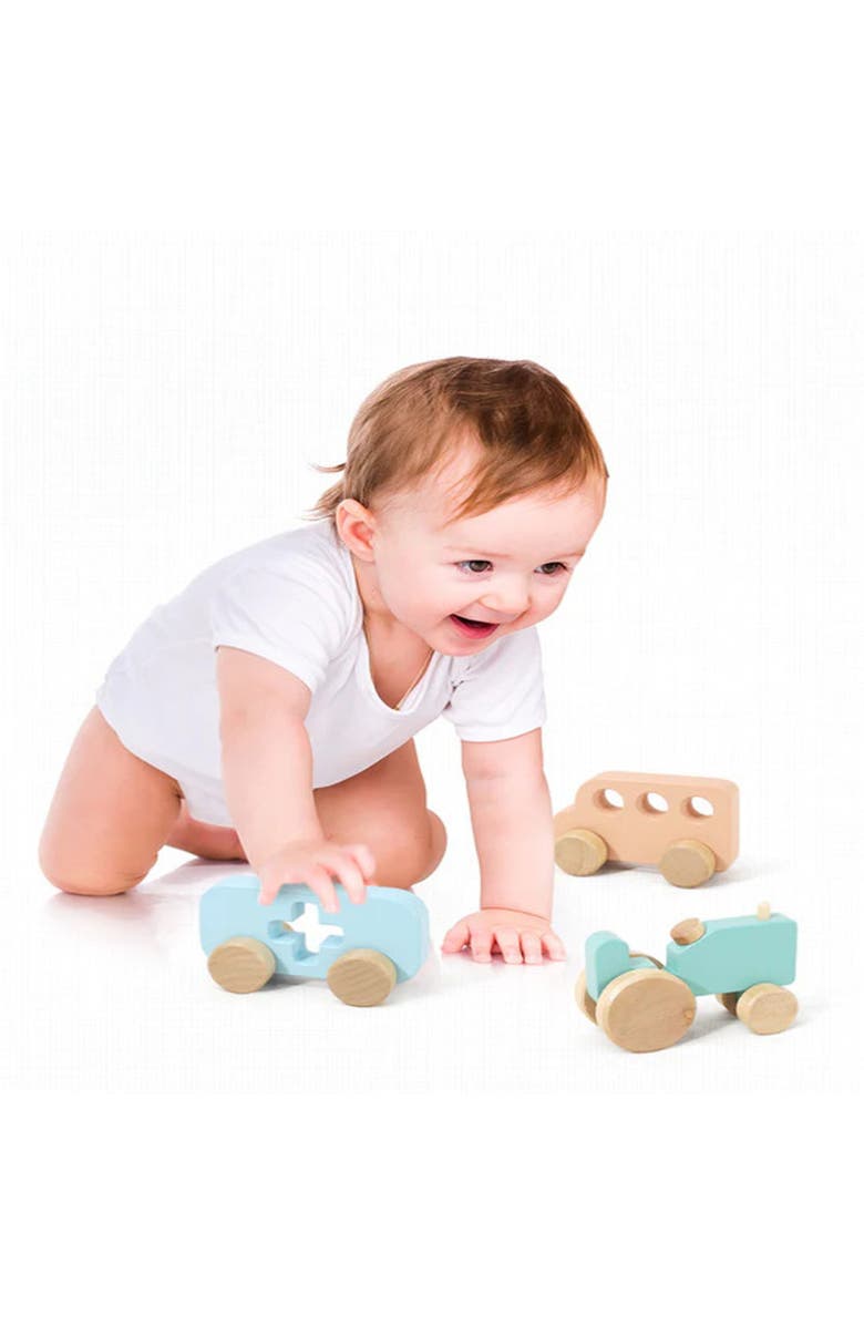 Leo & Friends Little Bus - Development Learning Toys, Alternate, color, Pink