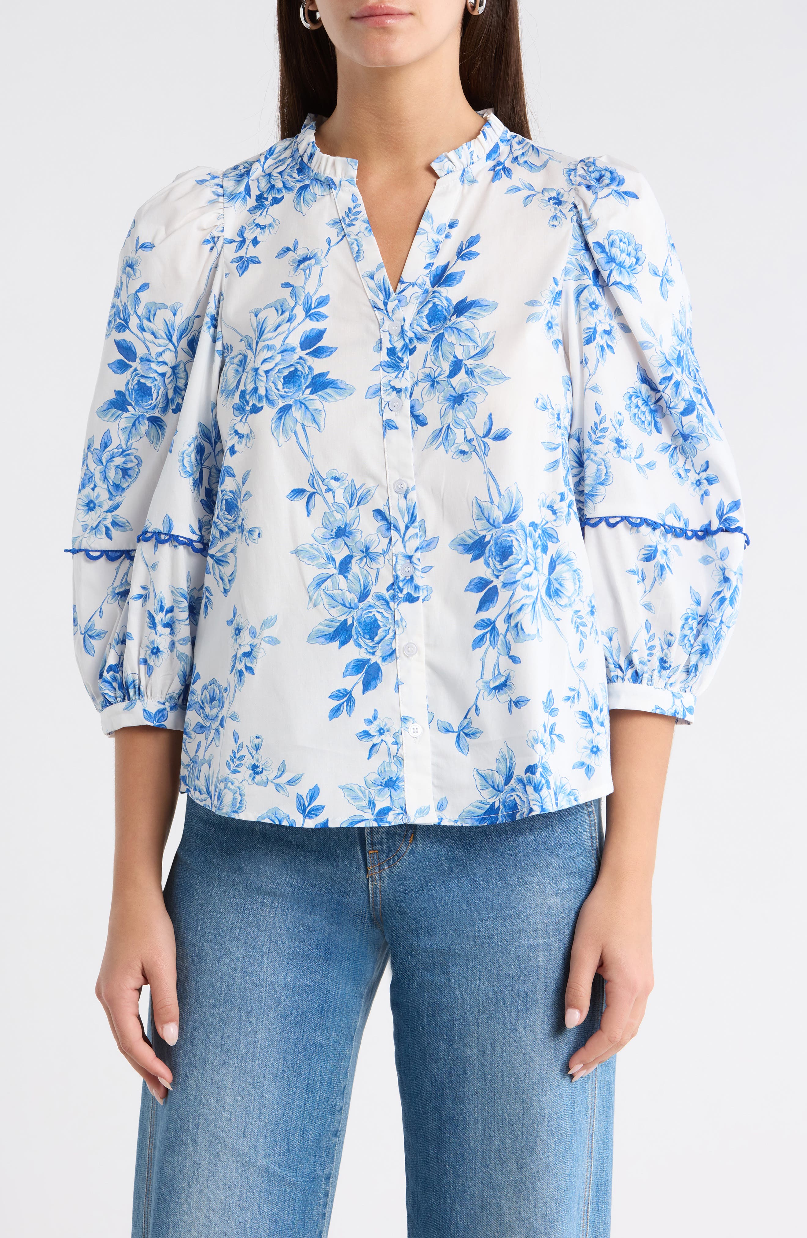 selected WHITE BLUE