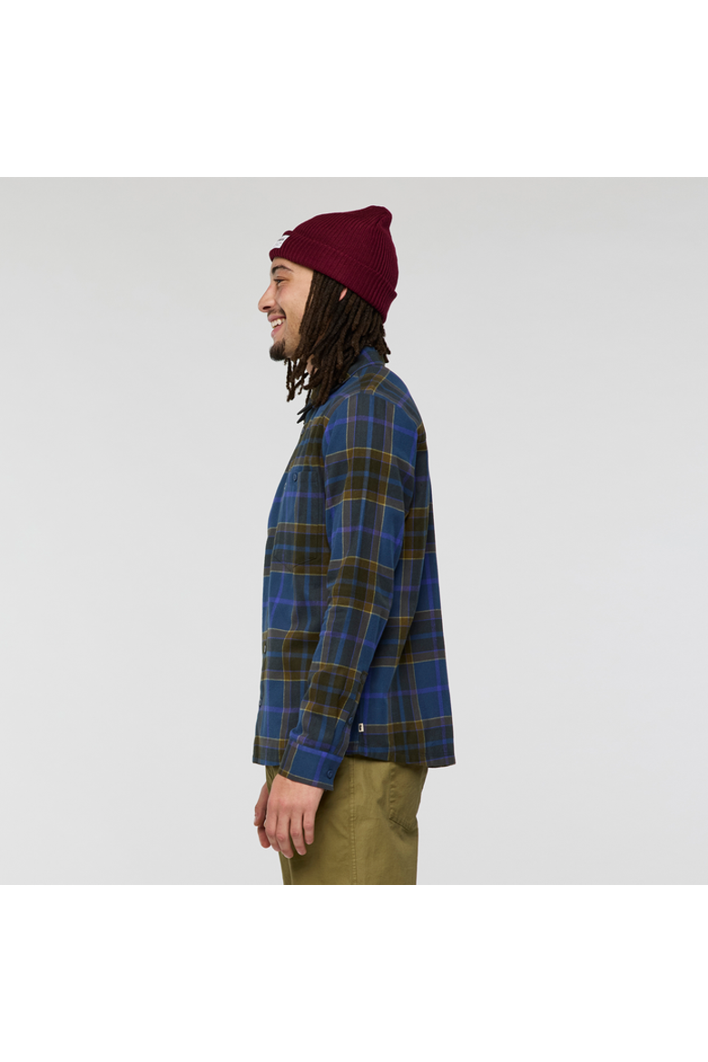 Quedo Flannel Shirt - Men's, Alternate, color, Deep Sea Plaid