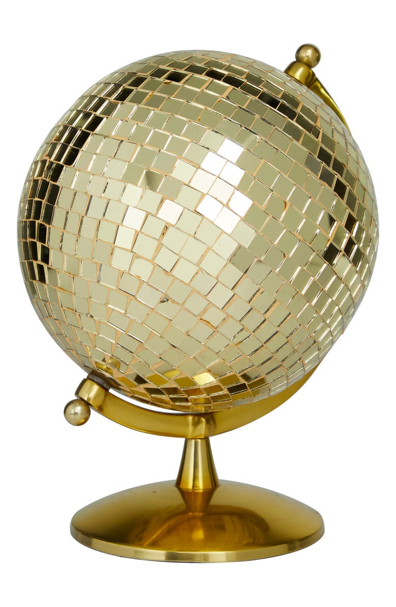 Novogratz Gold Stainless Steel Globe, Alternate, color, 