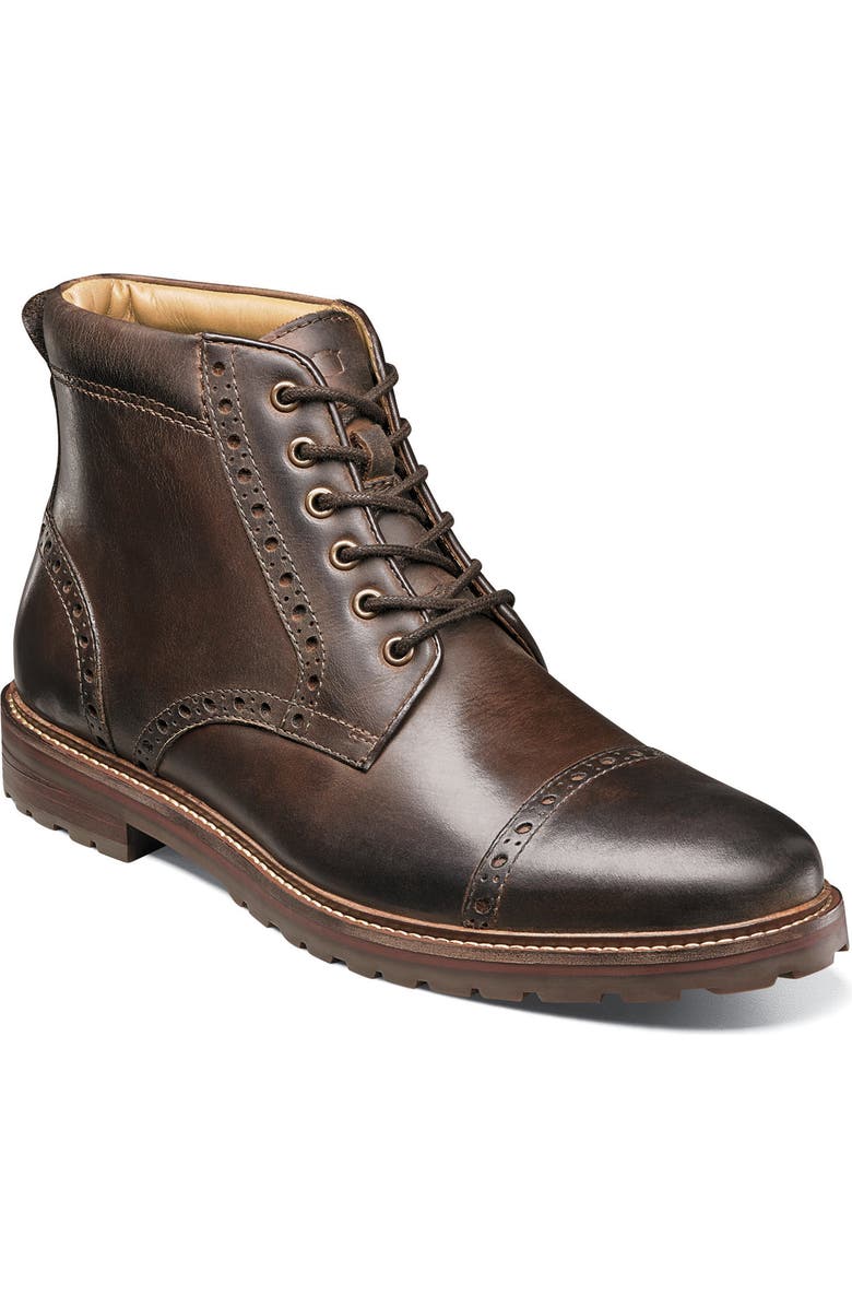 Florsheim Estabrook Cap Toe Boot, Main, color,
