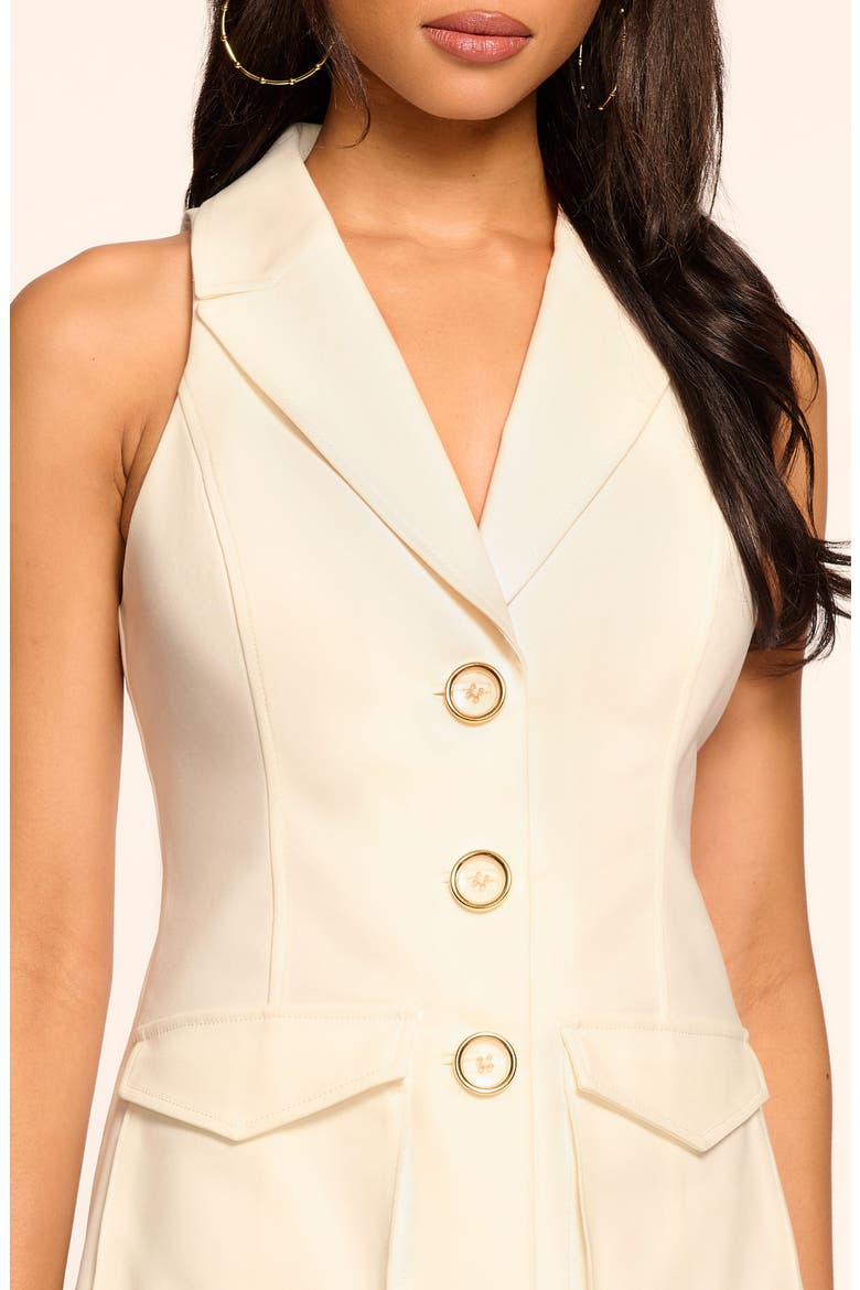 Lisa Tailored Cotton Blend Vest, Alternate, color, IVORY