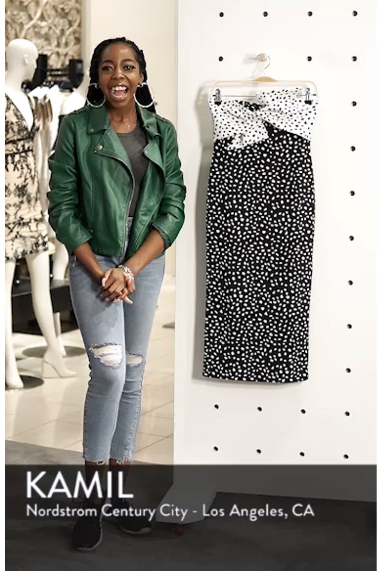 Bow Twist Midi Dress video