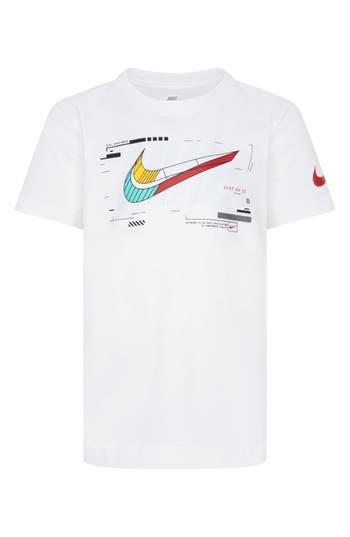 Nike Little Kids' Blueprint T-shirt In White