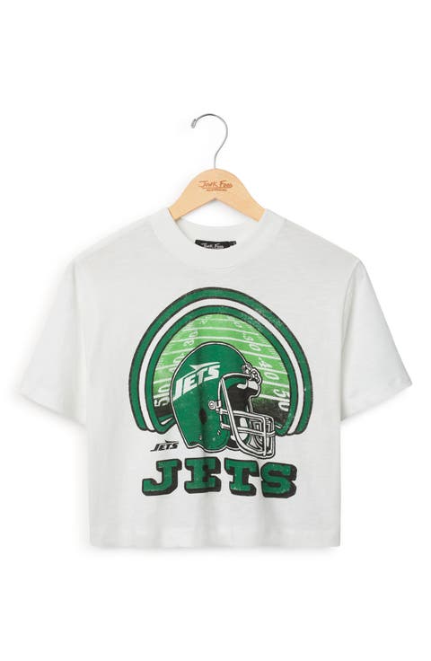 New York Jets Game Time Crop Graphic T-Shirt