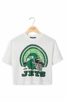 New York Jets Game Time Crop Graphic T-Shirt
